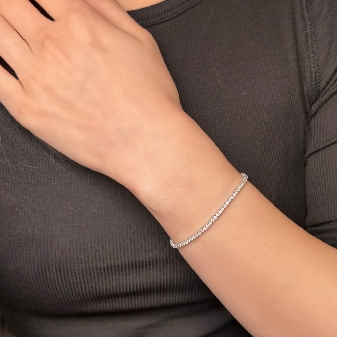 Lab Diamond Tennis Bracelet (1.9mm)