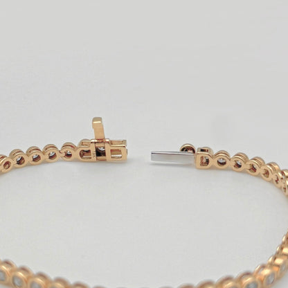 Bezel Tennis Bracelet