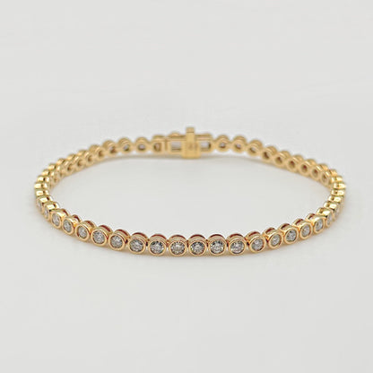 Bezel Tennis Bracelet