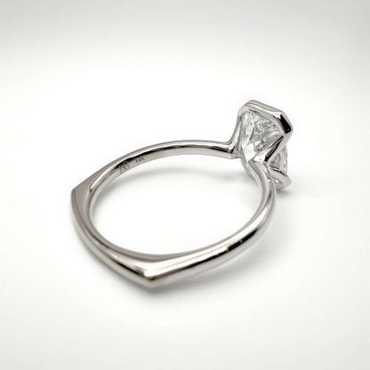 Radiant Half Bezel Ring