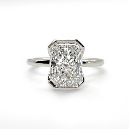 Radiant Half Bezel Ring