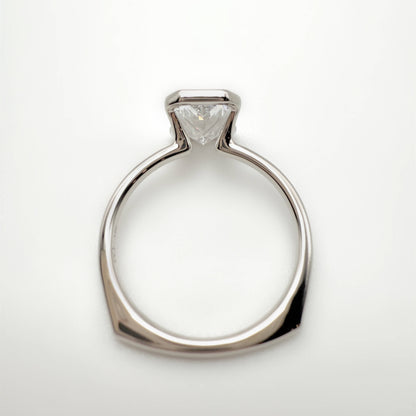 Radiant Half Bezel Ring