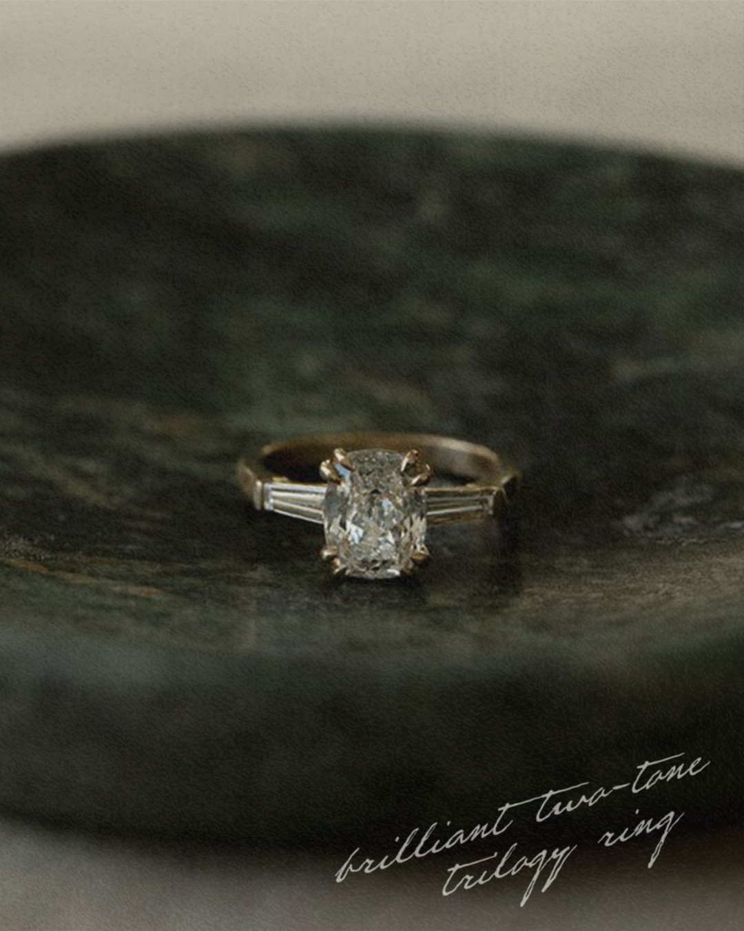 Round Brilliant Trilogy Ring