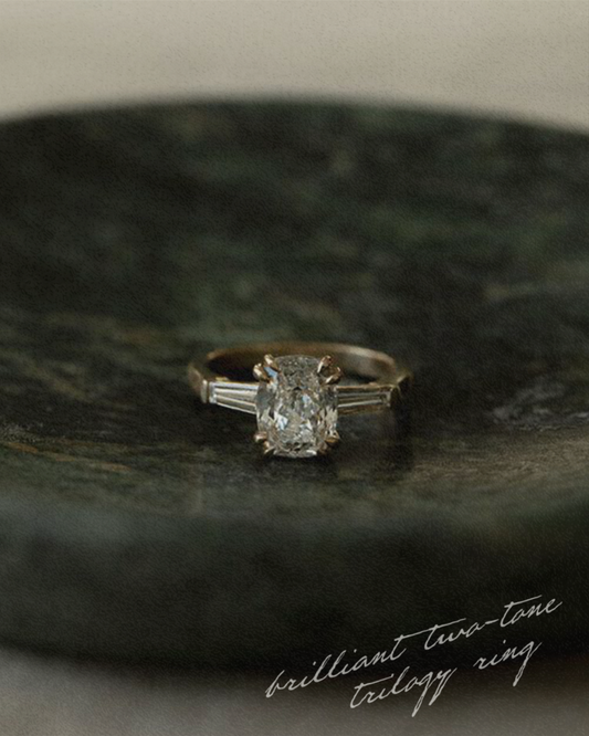 Round Brilliant Trilogy Ring